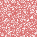 Hampton Court Large Fabric - Rhubarb