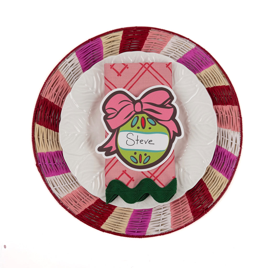 Shaped Ornament Place Card, Set of 12
