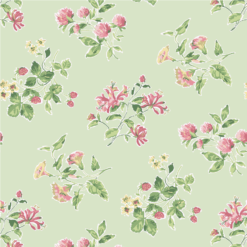 Painswick Hall Fabric - Meadow Green