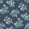 Painswick Hall Unpasted Wallpaper - Indigo Blue