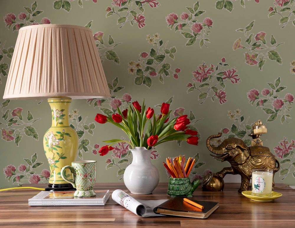 Painswick Hall Unpasted Wallpaper - Meadow Green