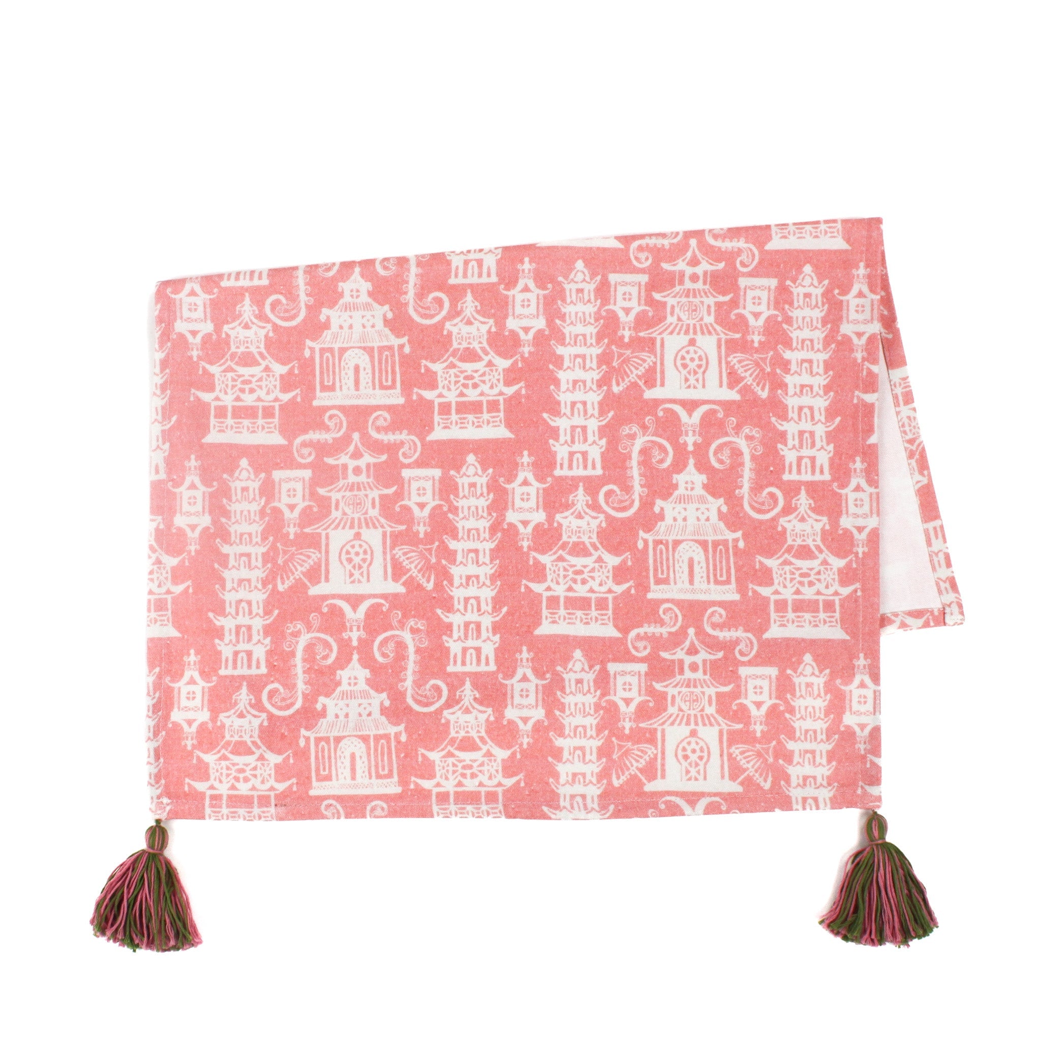 Pink Pagoda Tea Towel/Dish Towel/Guest Towel