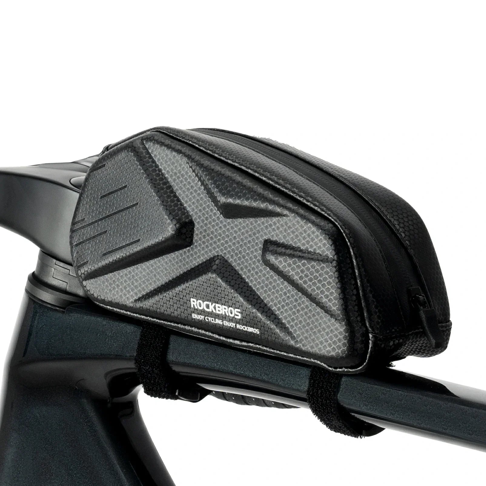 ROCKBROS 076 Hard Shell Bike Top Tube Frame Bag Pouch 1.4L