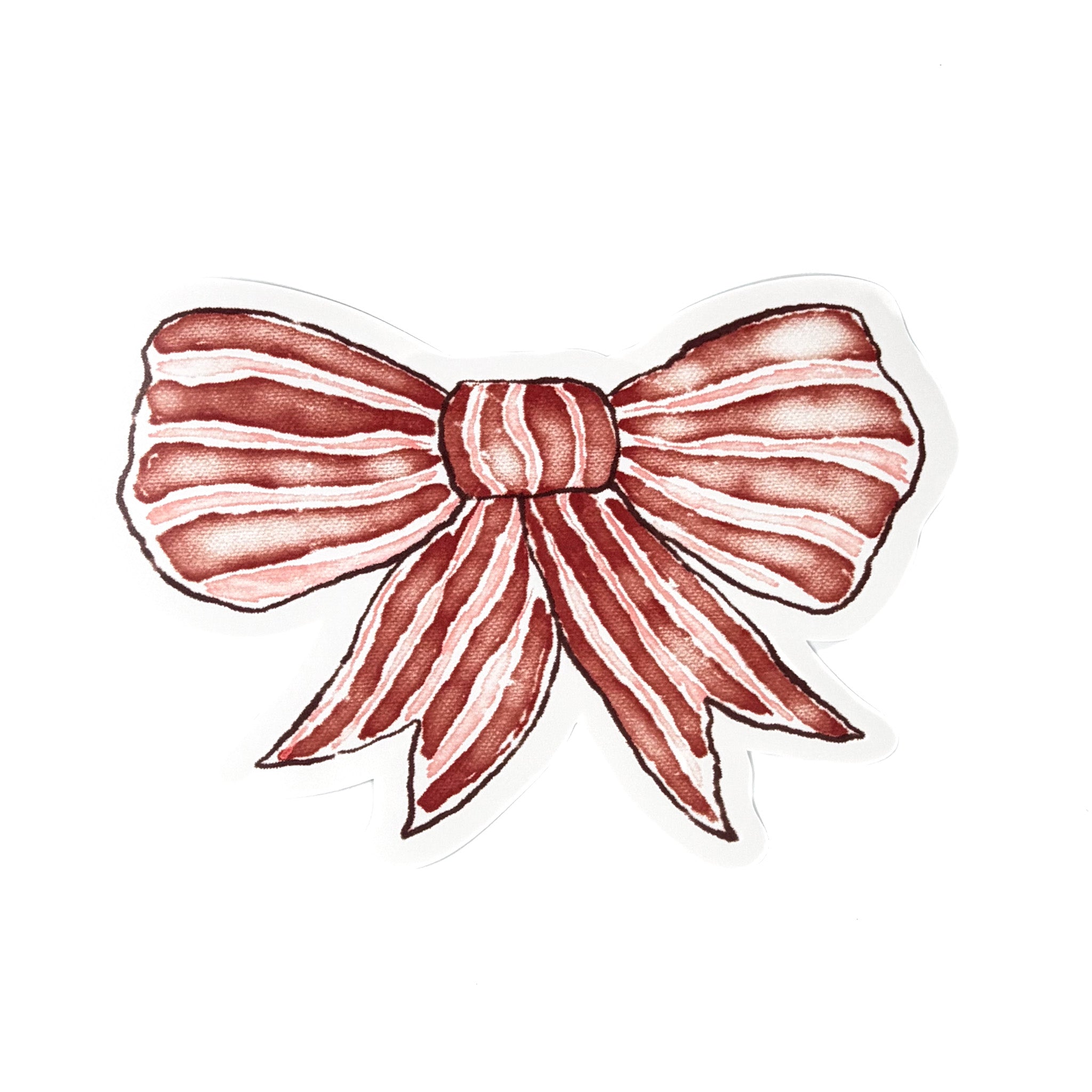 Die-Cut Bow Paper Placemats - Red, Set of 12