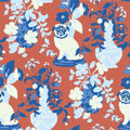 Imperial Palace Unpasted Pug Wallpaper - Lacquer Red