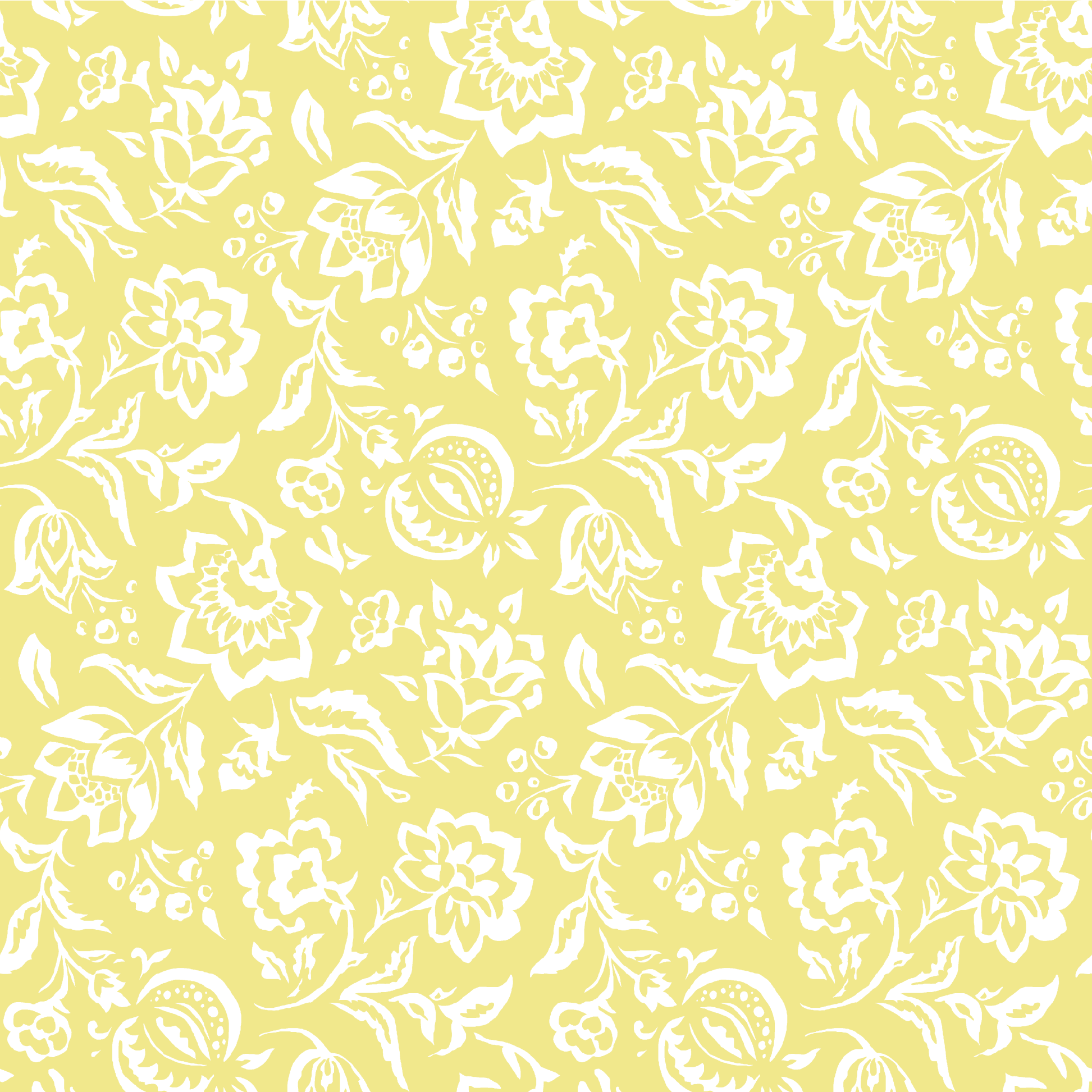 Hampton Court Fabric - Lemon Grove Yellow