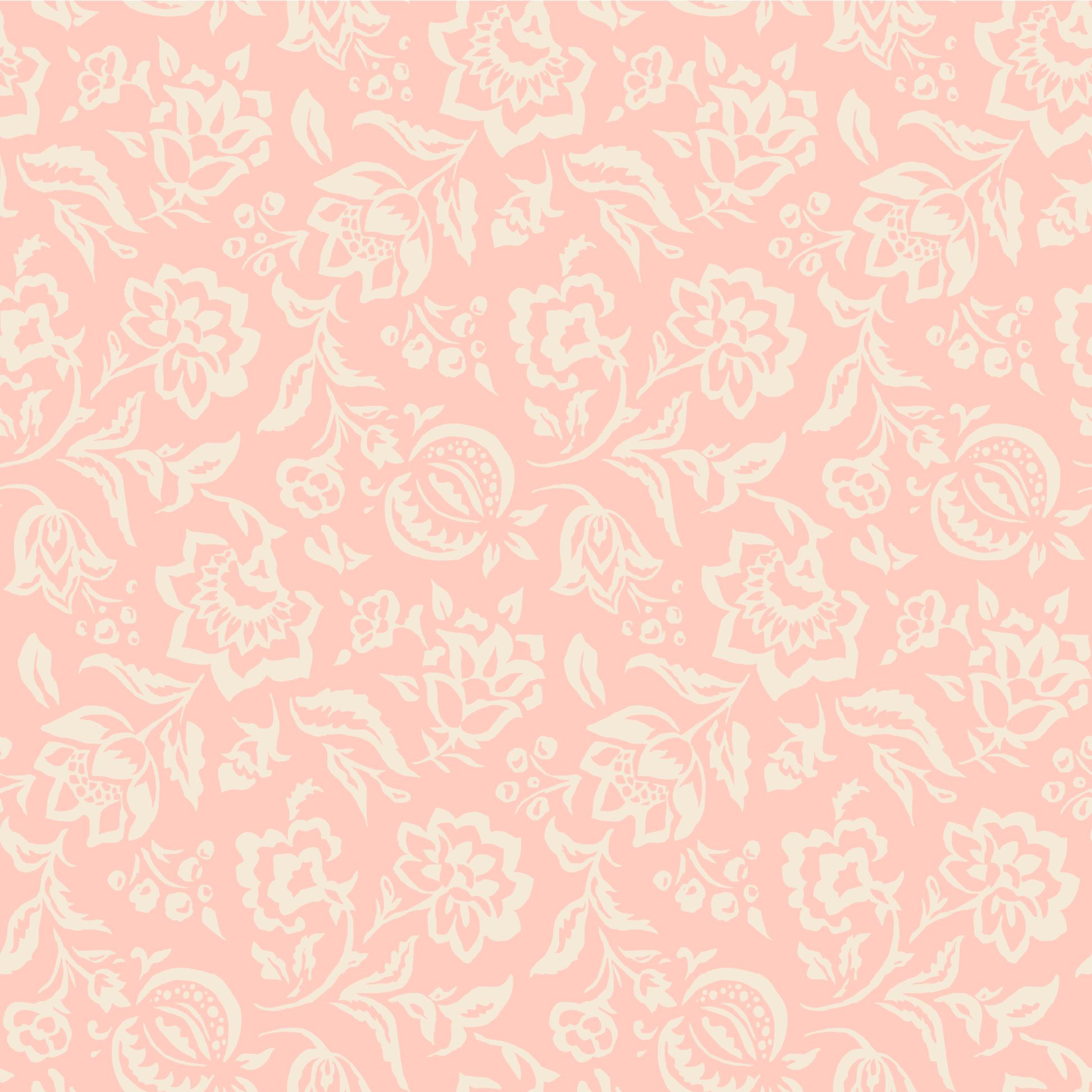 Hampton Court Fabric - Shell Pink