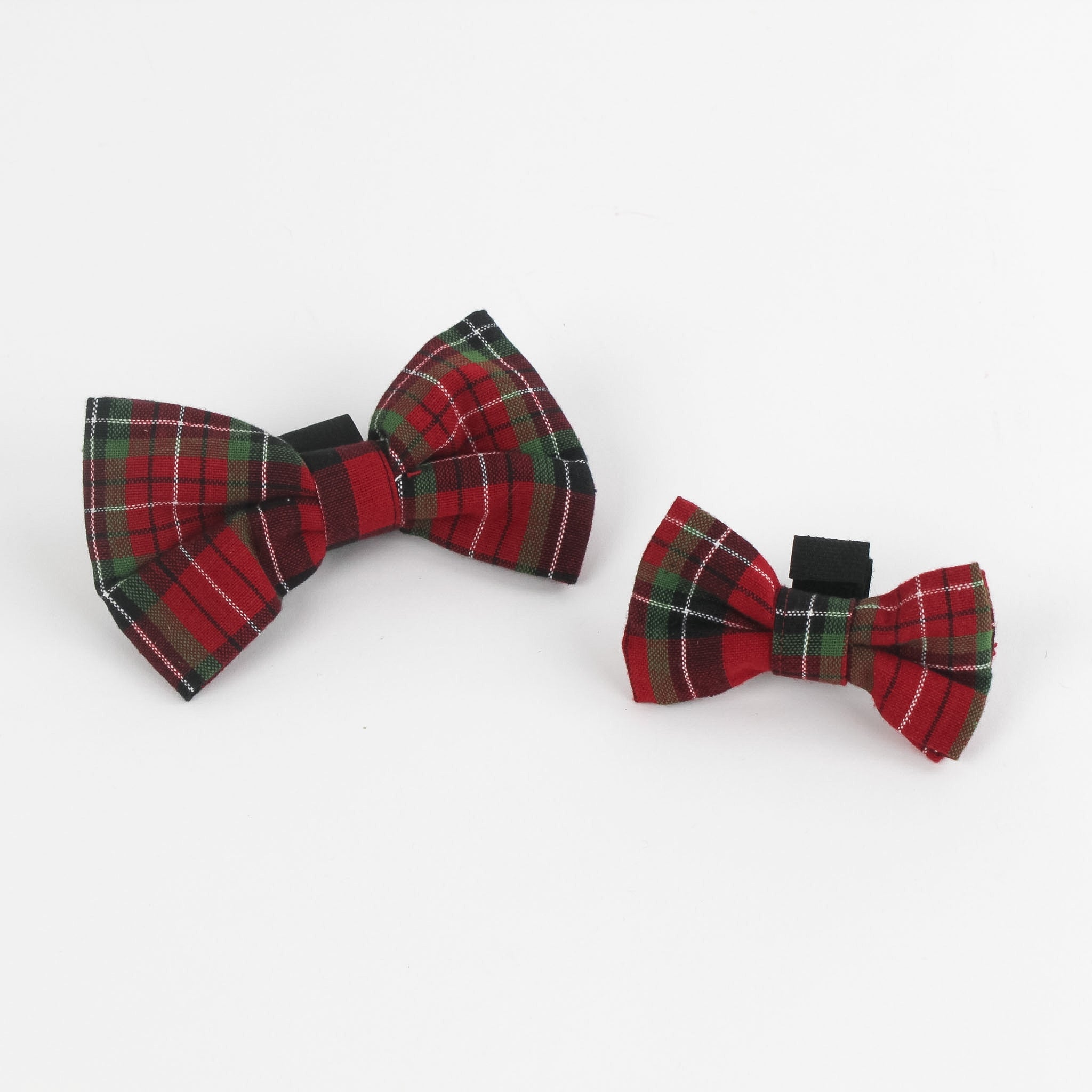 Royal Stewart Red/Green - Plaid Dog/Cat Bowties, Medium/Large