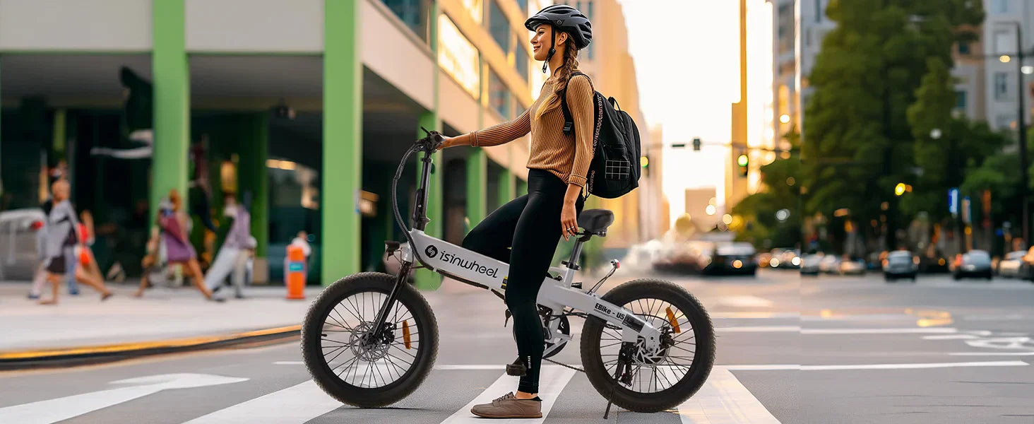 Isinwheel U5 500W Folding eBike – 20" Compact Commuter Electric Bike