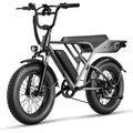 20" Fat Tire E-Bike - Full Suspension for All-Terrain Use