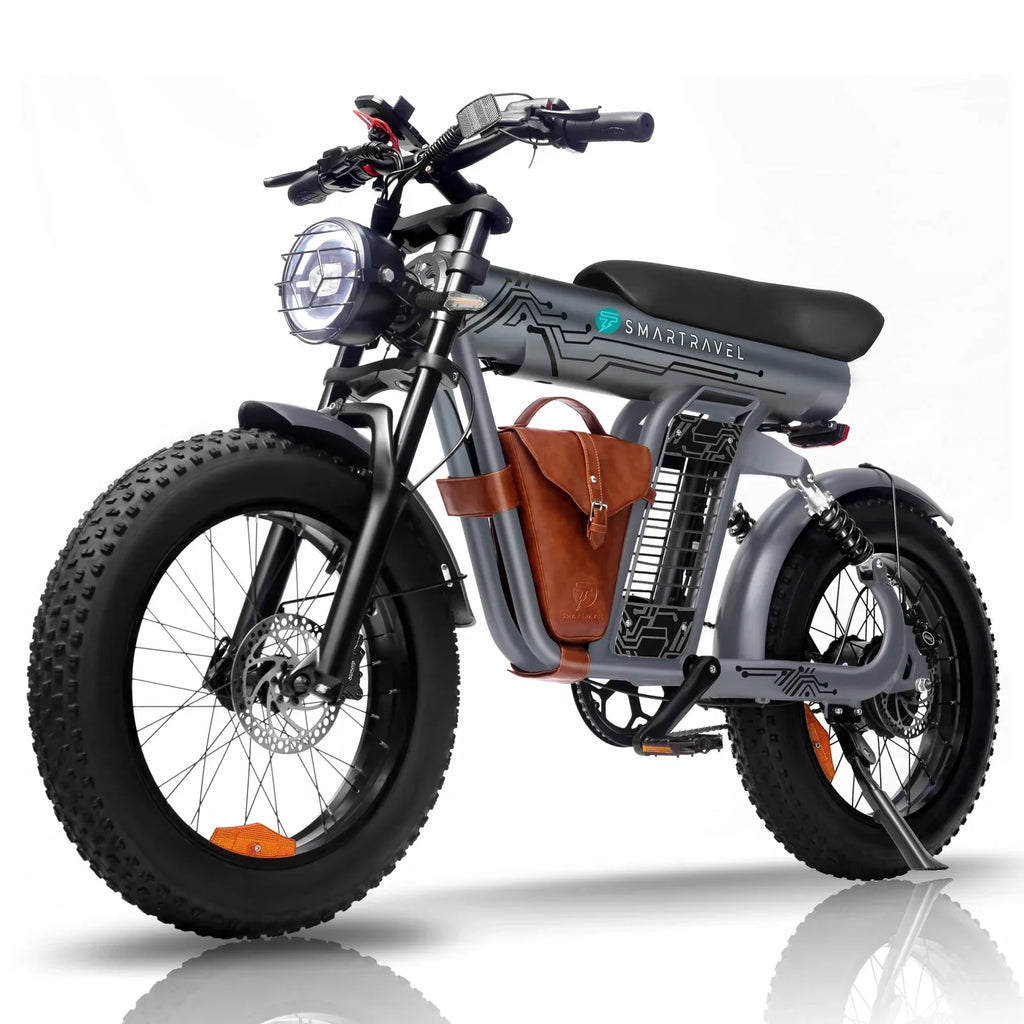 HEZZO 1200W Lithium Electric Bike - 48V, 20" Wheel, Fast Speed