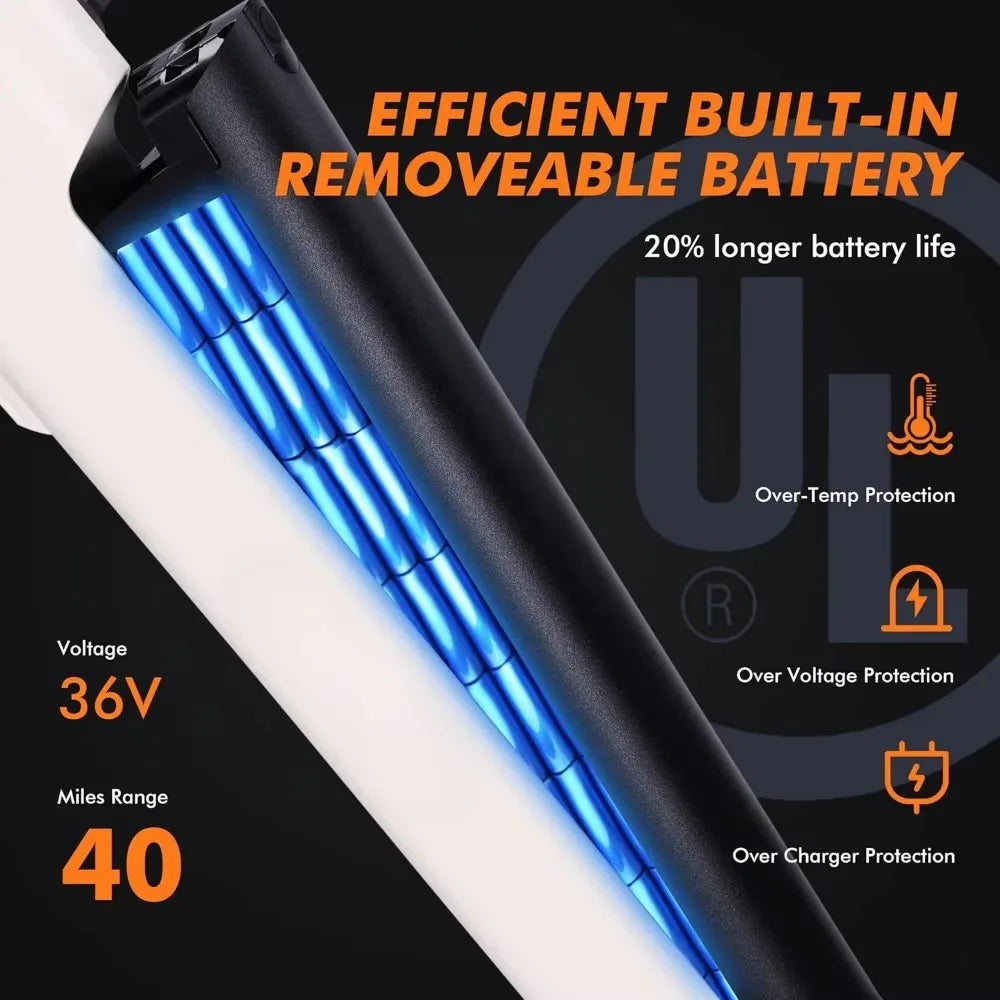 750W Electric Bike - Step-Through Frame, 36V Battery