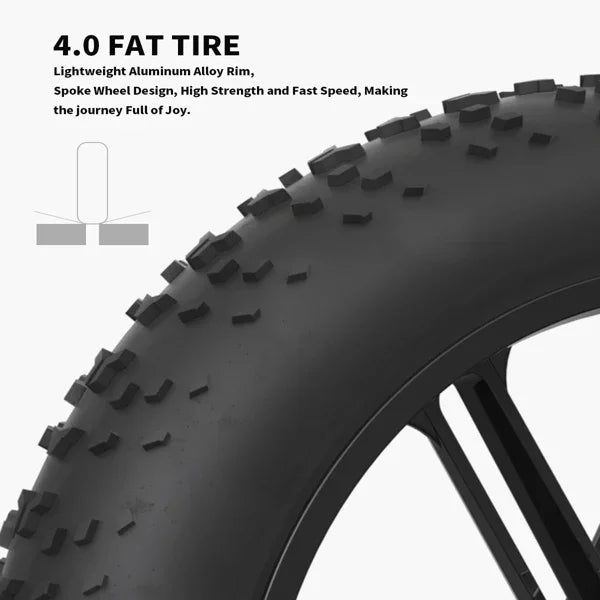 Motor Electric Bike - 48V Battery, 20" Wheels