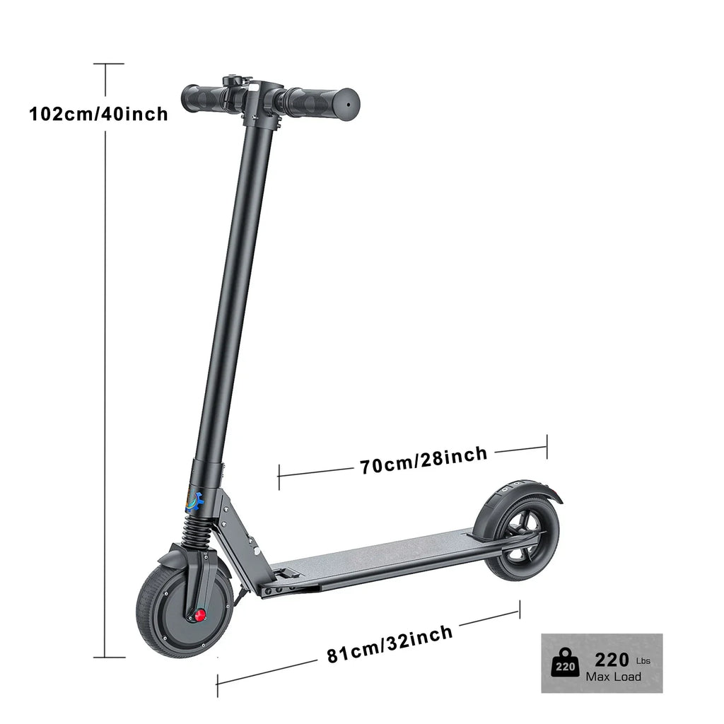 Caroma Foldable Electric Scooter for Adults – 20 MPH, 15.5 Mile Range