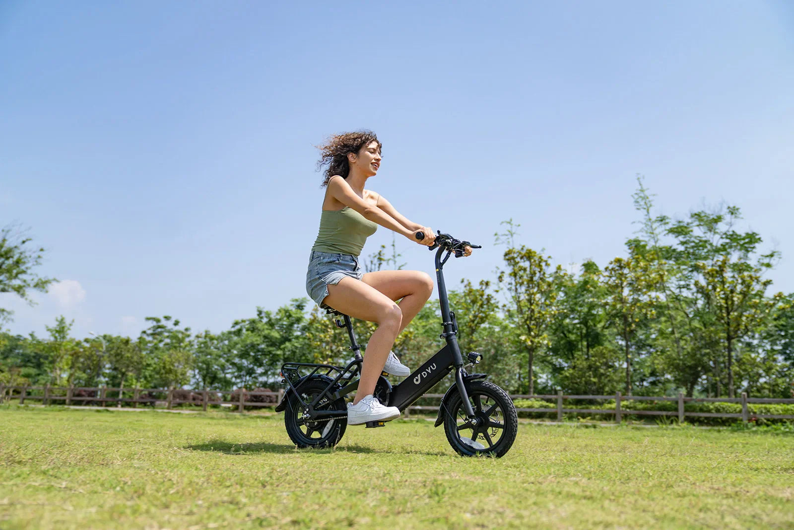 DYU-C3 Folding Electric Bike - Compact Aluminum Design