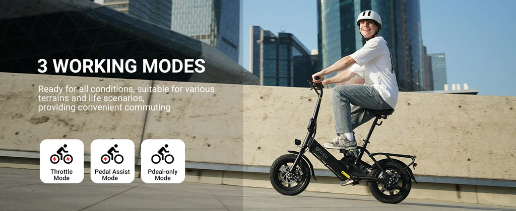 DYU-C3 Folding Electric Bike - Compact Aluminum Design