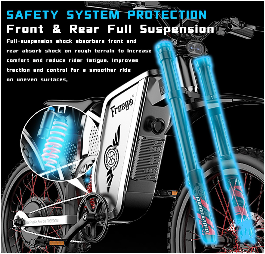 Freego All-terrain Mountain Off-road Bike X2 Pro