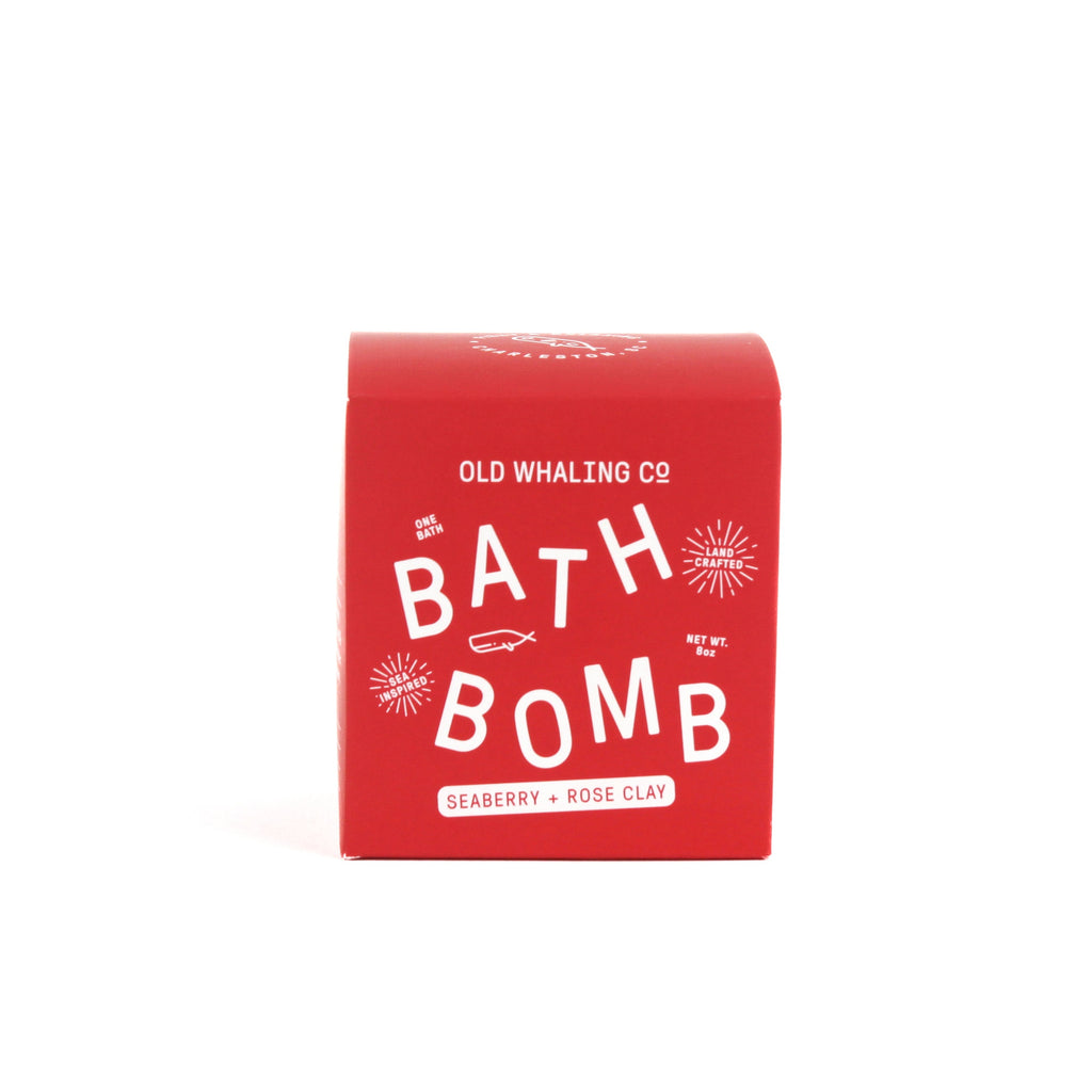 Bath Bomb - Seaberry & Rose Clay (Red)