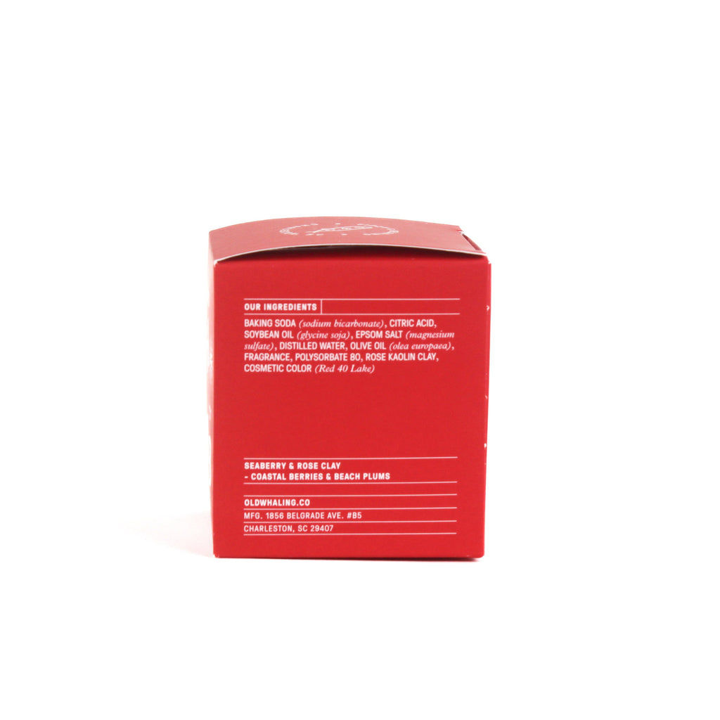 Bath Bomb - Seaberry & Rose Clay (Red)