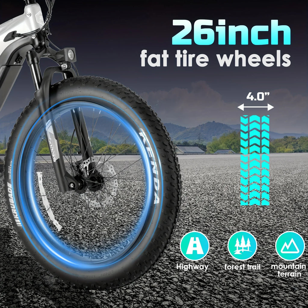 52V 750W Adult eBike - 17AH Battery, Top Speed 32km/h