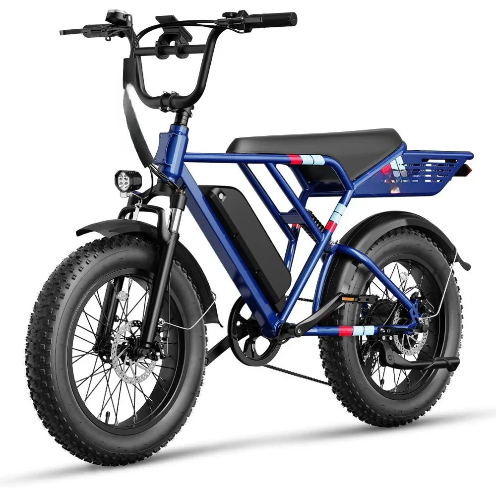 1200W Peak Electric Bike - Powerful 20-Inch Motor
