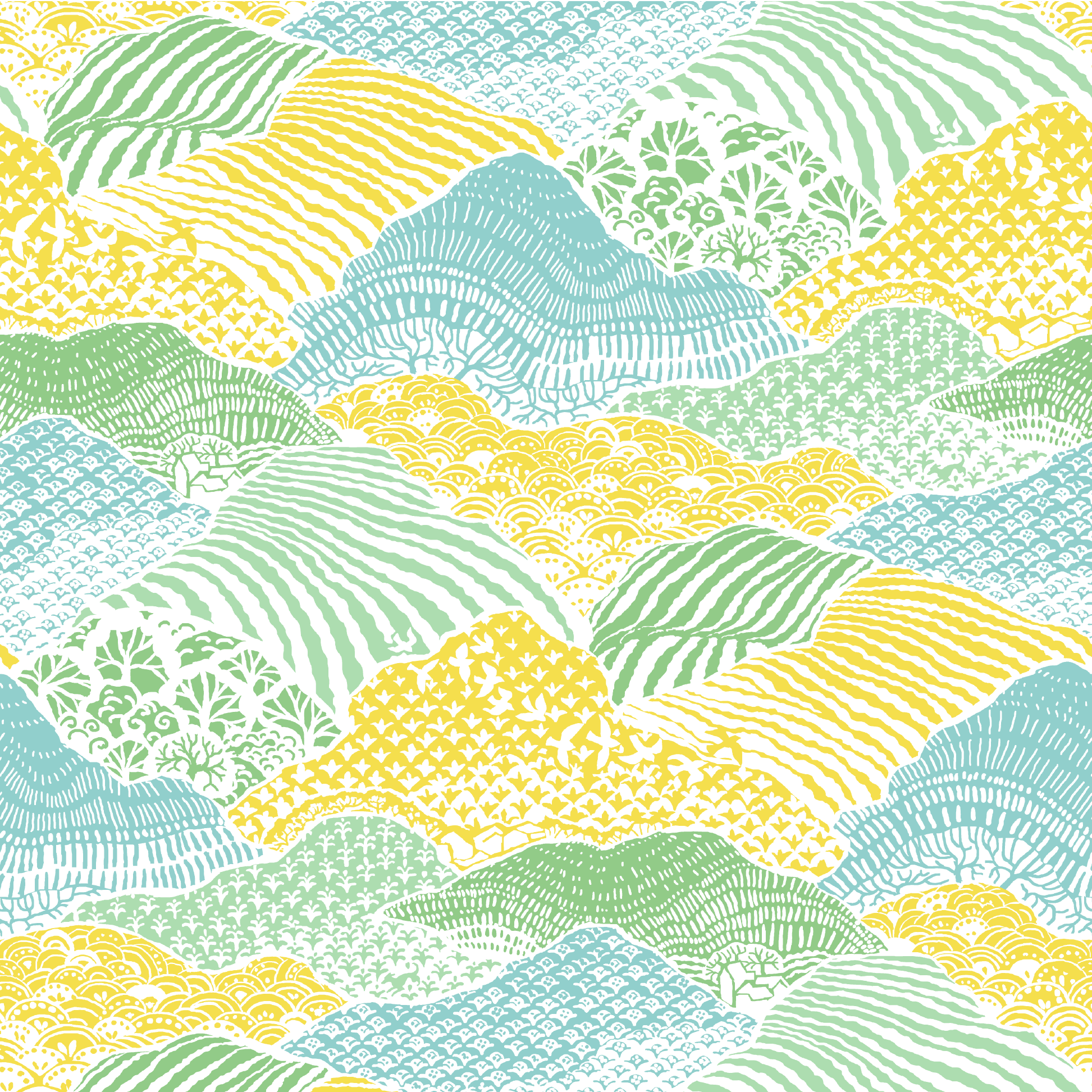 Shangri-La Fabric - Barbados Green