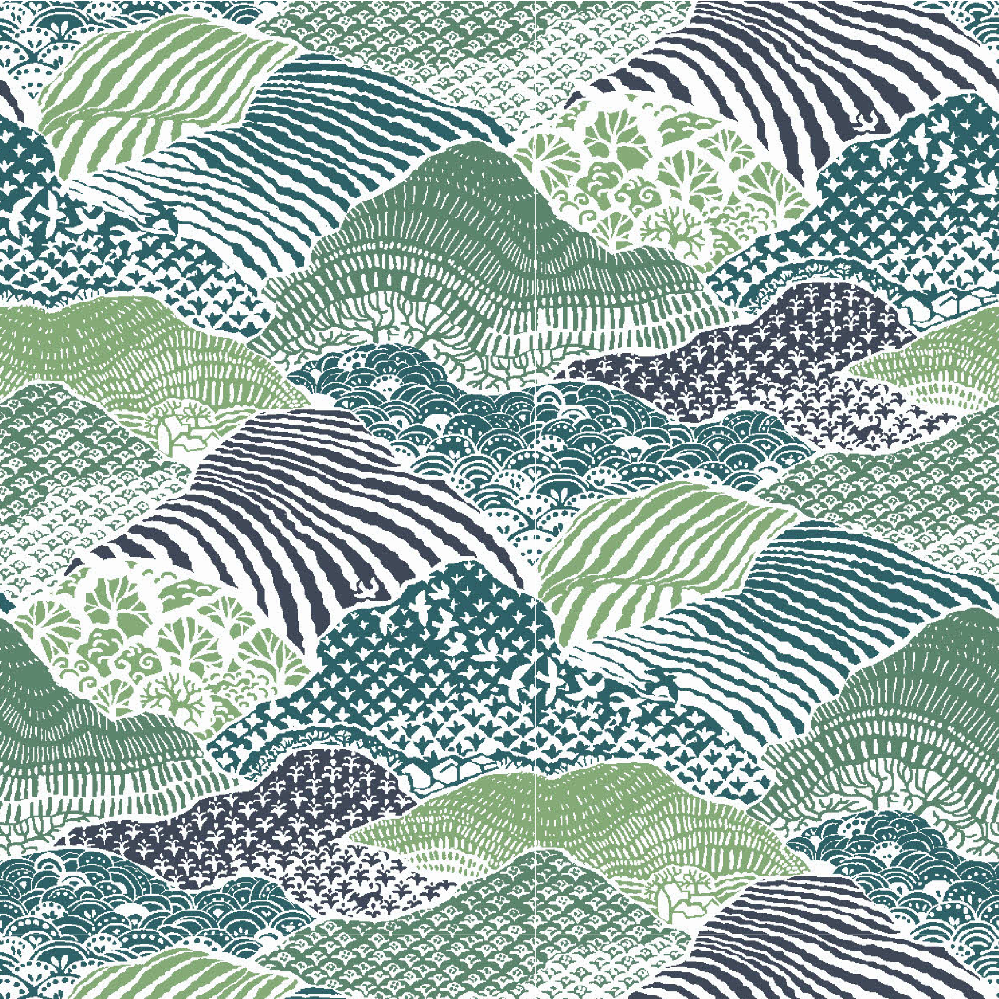 Shangri-La Fabric - Palm Green