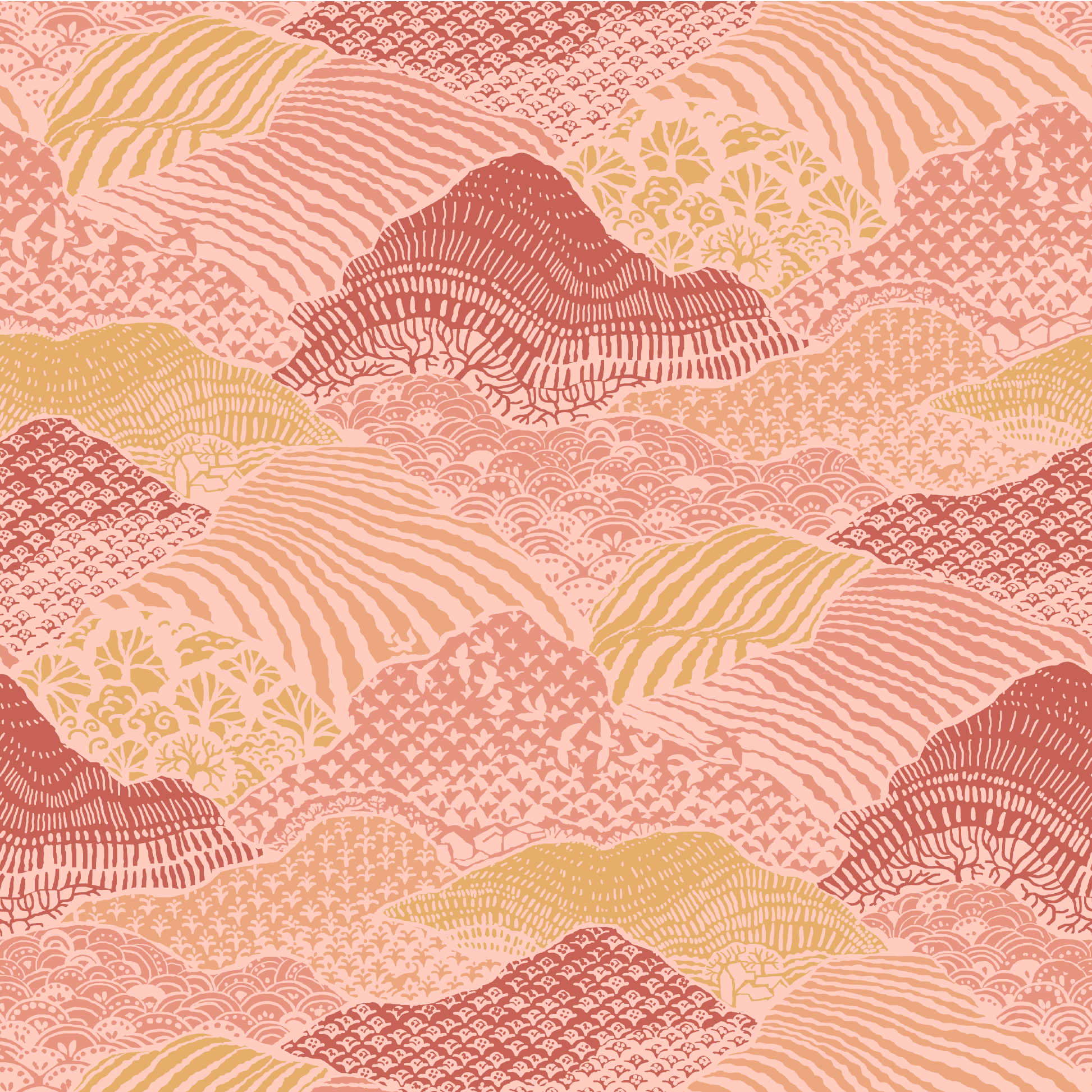 Shangri-La Fabric - Pink Lemonade