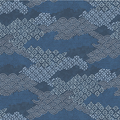 Shoal Bay Fabric- Indigo Blue