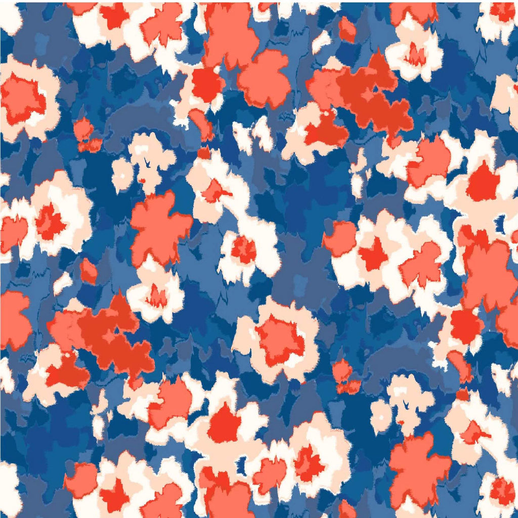 Sissinghurst Unpasted Wallpaper - Cherry Red