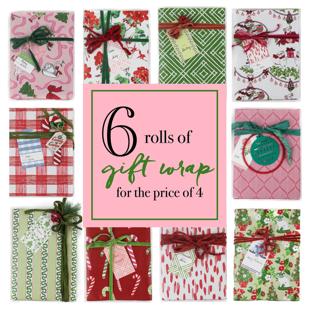 6 Rolls of Gift Wrap for $72