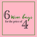 6 Cloth Gift Bags for $36