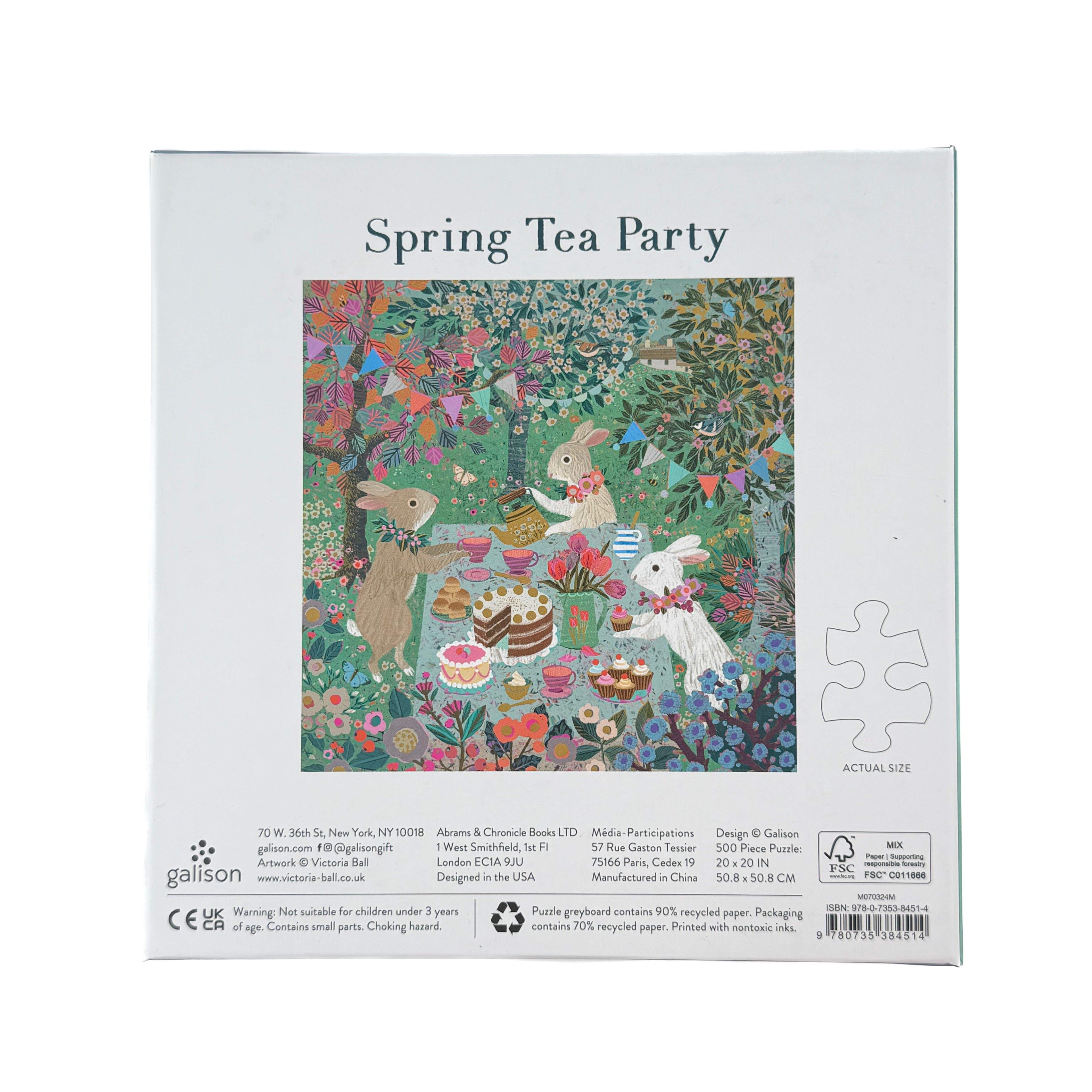 Spring Tea Party Jigsaw Puzzle