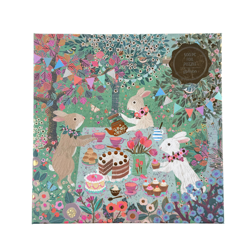 Spring Tea Party Jigsaw Puzzle
