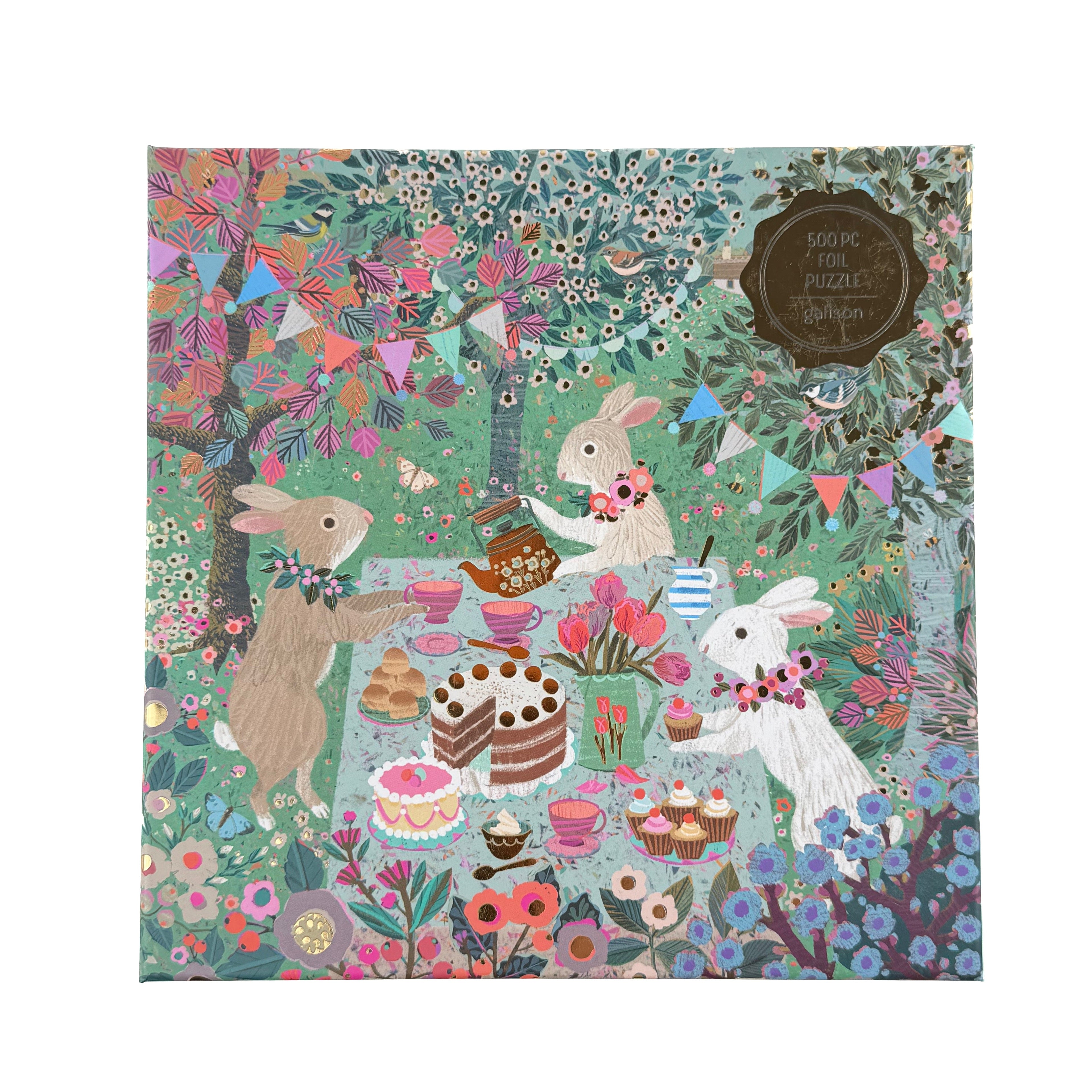 Spring Tea Party Jigsaw Puzzle