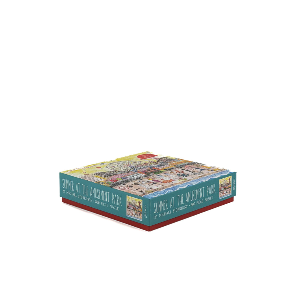 Summer at the Amusement Park, Coney Island Jigsaw Puzzle