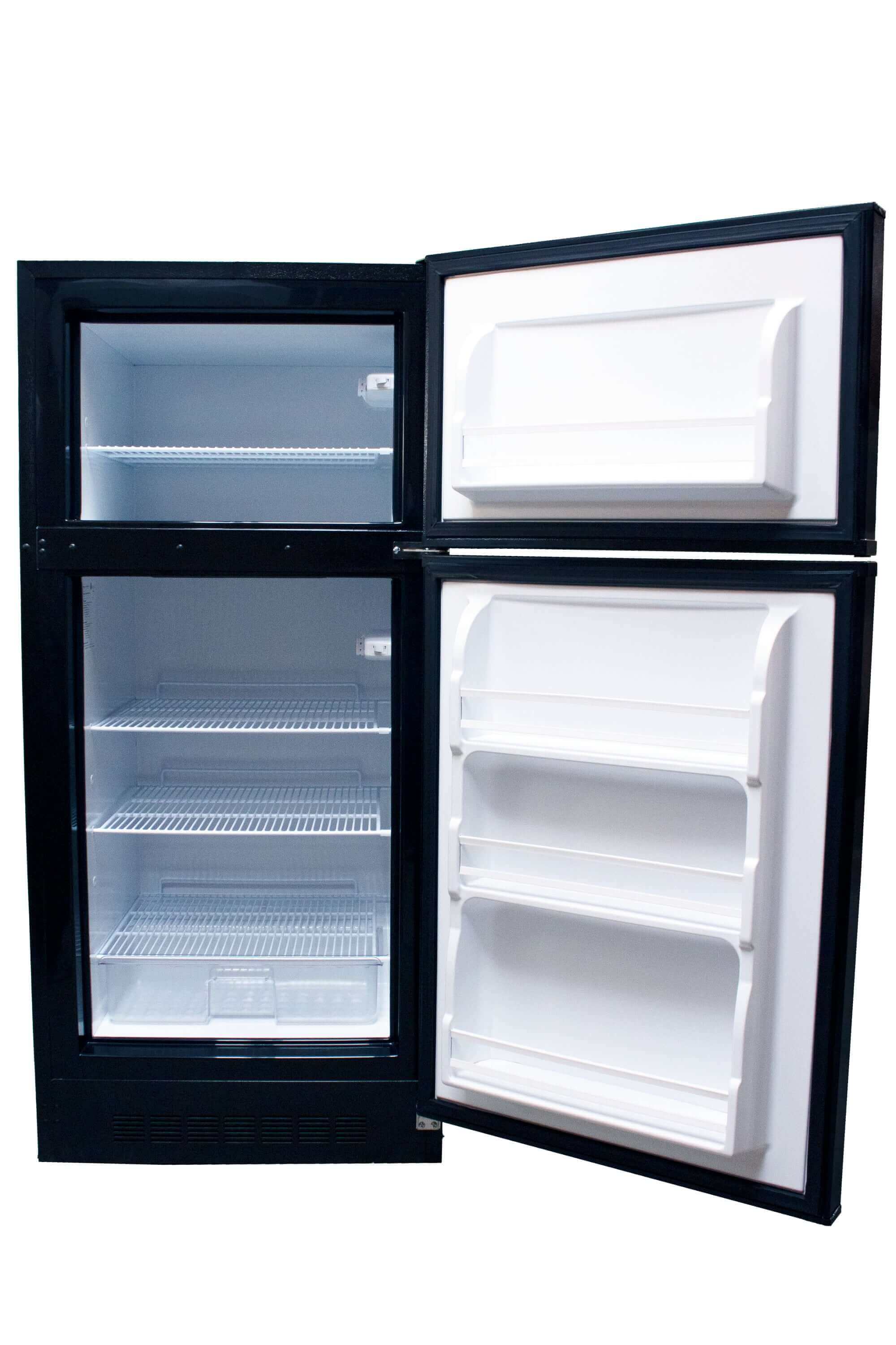 SunStar 16CU Solar/DC Refrigerator - Black