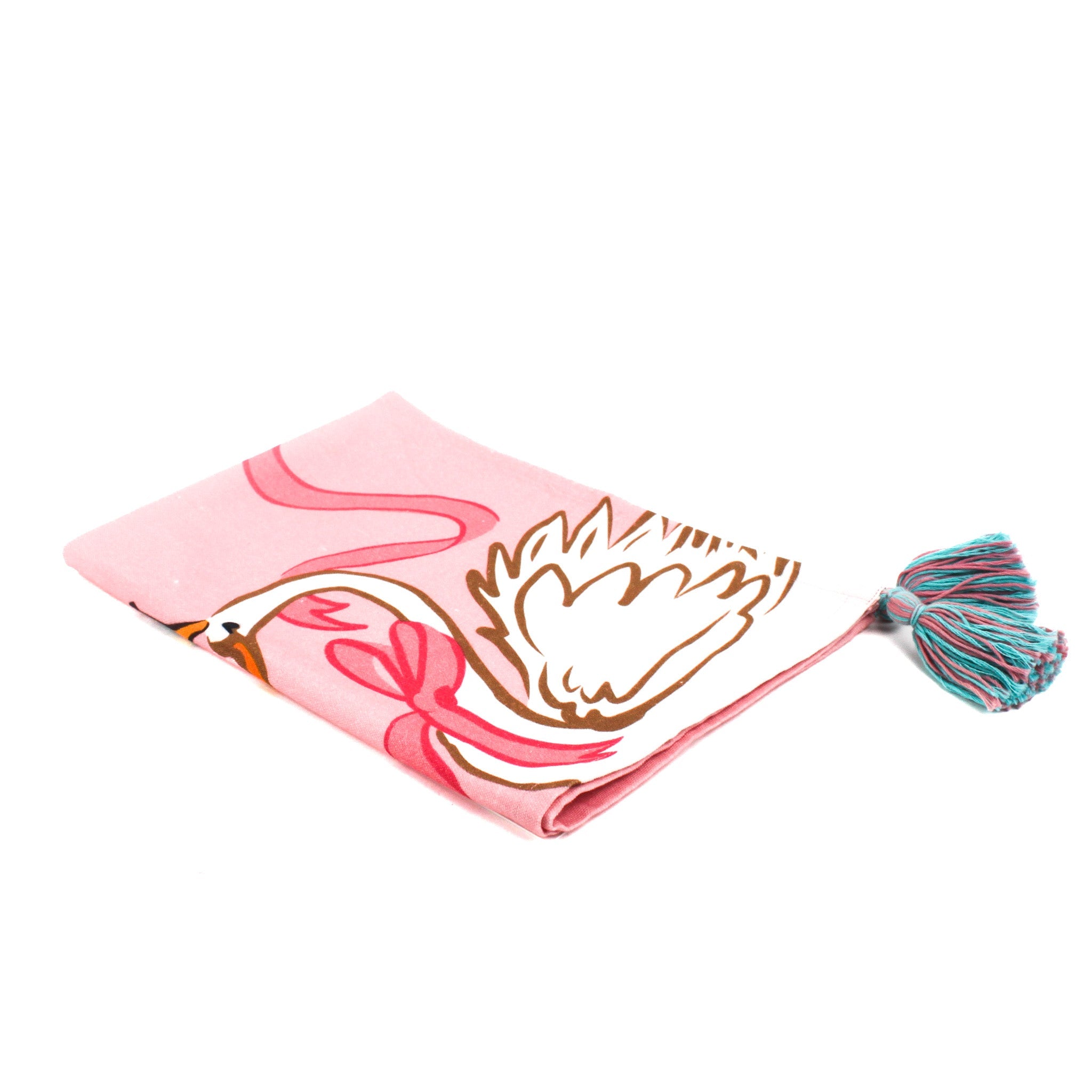 Holiday Swan Christmas Tea Towel/Dish Towel/Guest Towel