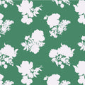 Swans Island Silhouette Unpasted Wallpaper - Forest Green