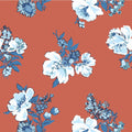 Swans Island Unpasted Wallpaper - Lacquer Red