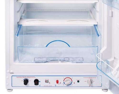 UNIQUE 10 CU/FT Propane Fridge with Freezer - White