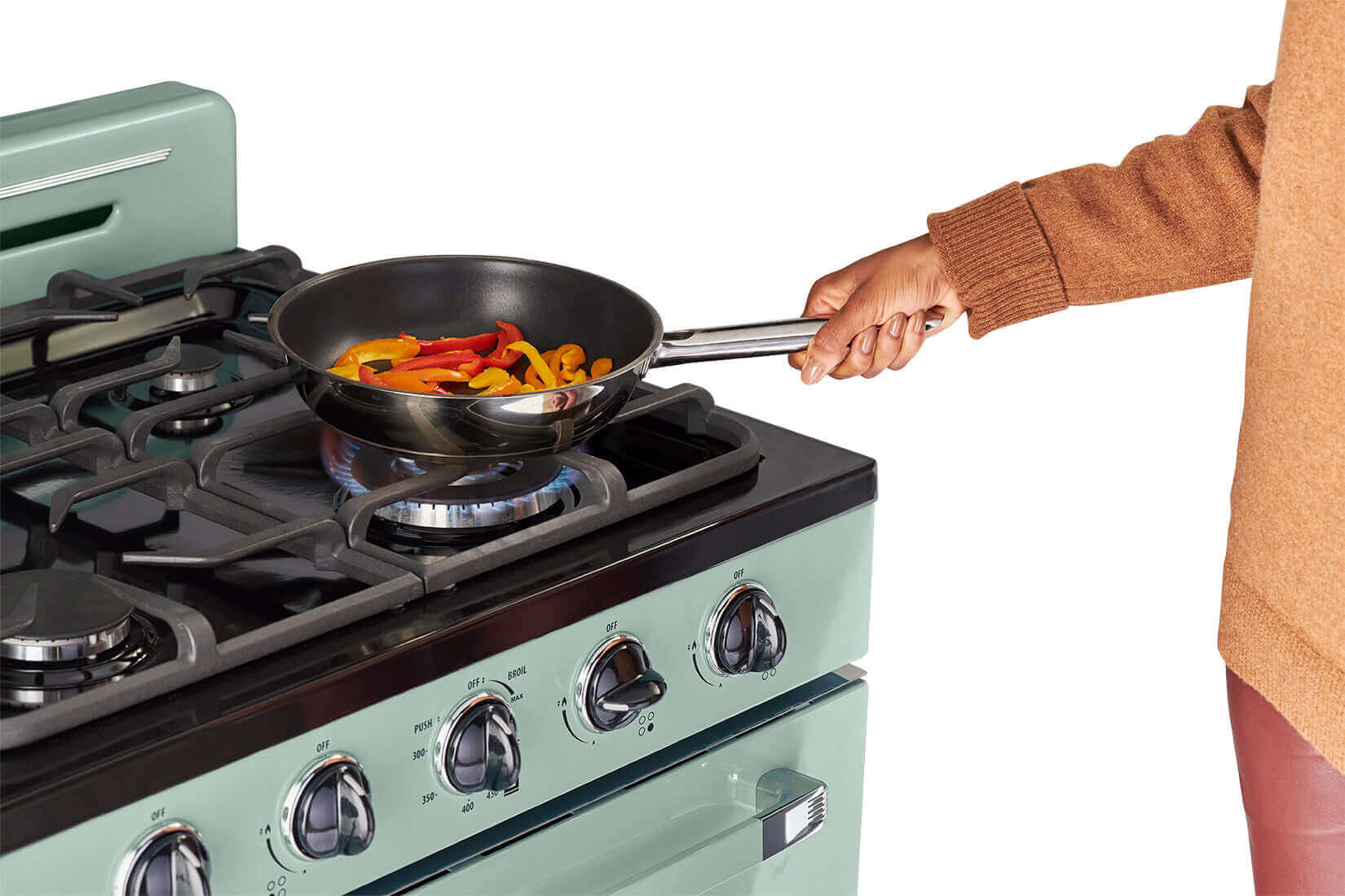Unique 30" Classic Retro Propane Off-Grid Range (Battery Ignition)