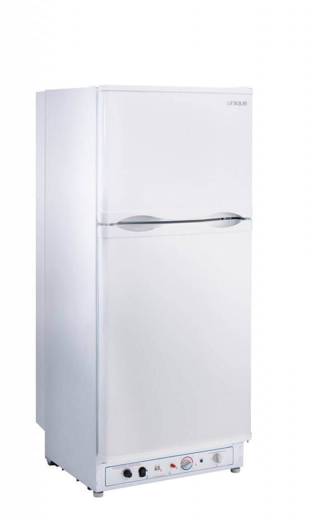 UNIQUE 6 CU/FT Propane Fridge with Freezer- White