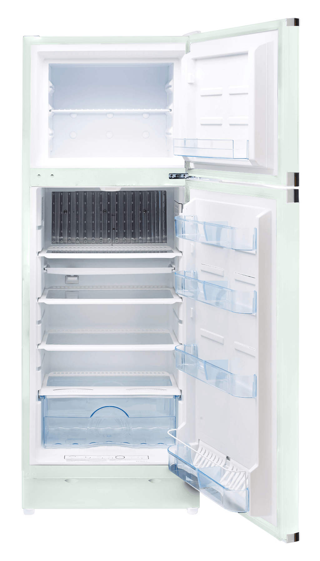 Unique 10 CU/FT Classic Retro Propane Fridge - Light Green