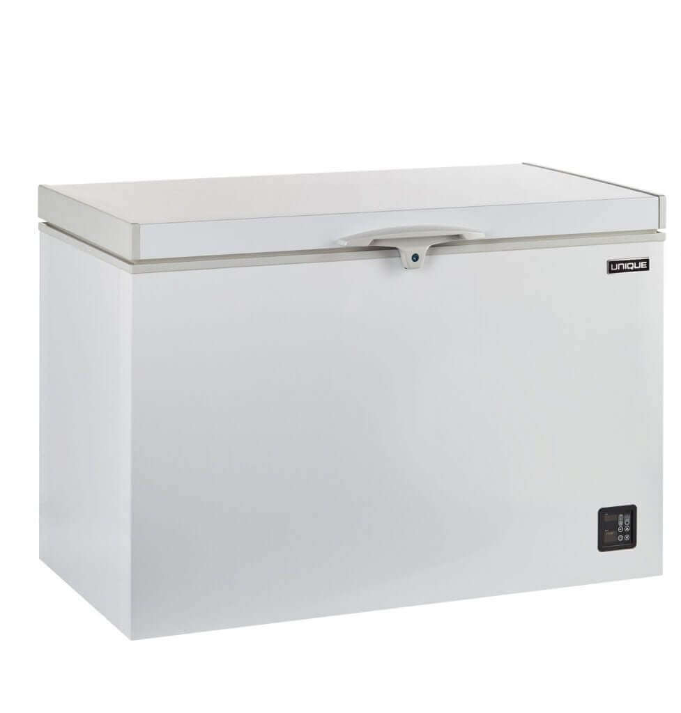 Unique 9.3 Cu/Ft Solar Powered DC Chest Freezer - White