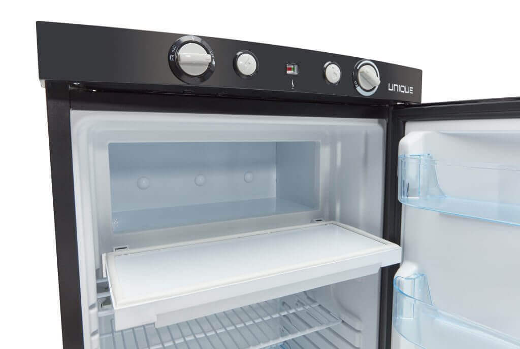 Unique 3 Cu/Ft 110V/12V Propane Fridge With Freezer
