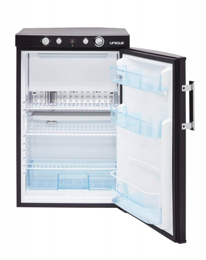 Unique 3 Cu/Ft 110V/12V Propane Fridge With Freezer