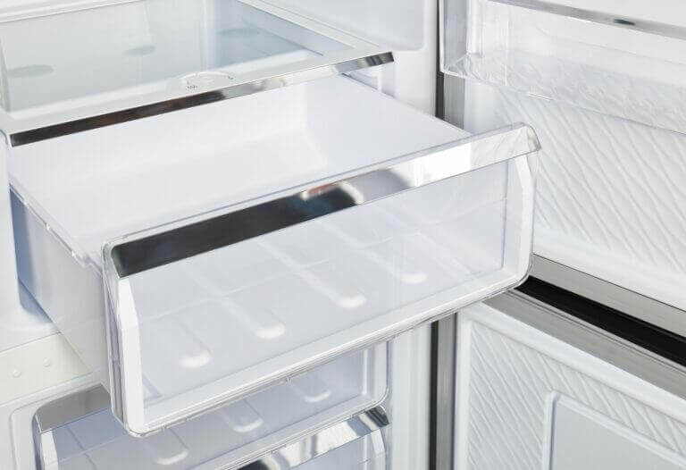 Unique 12 Cu/Ft Prestige Electric Bottom Mount Refrigerator - Stainless Steel
