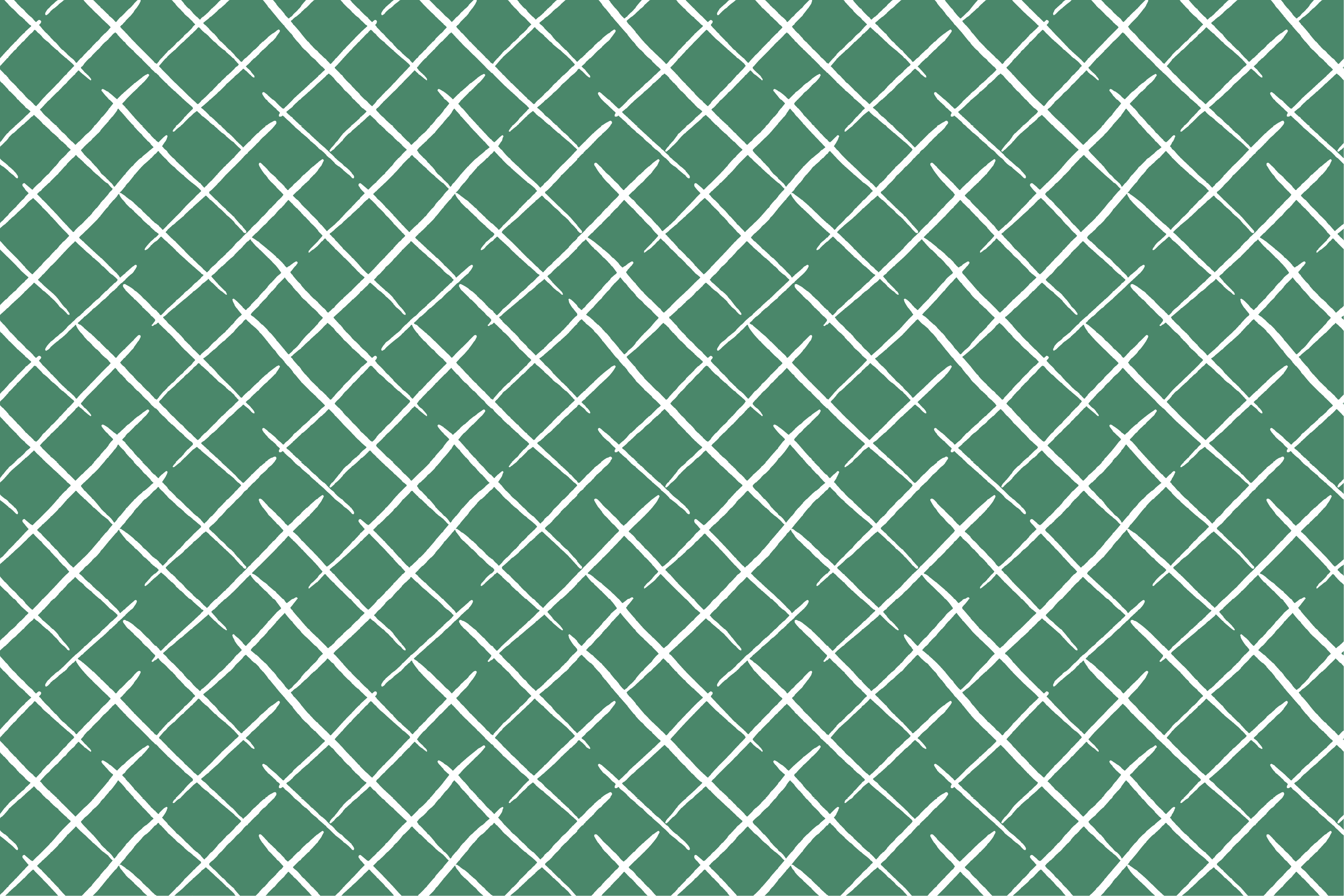 Bahama Court Trellis Fabric - Forest Green