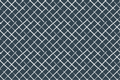 Bahama Court Trellis Fabric - Navy Blue